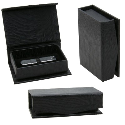 High End Book-shaped Cardboard Paper Gift Box for USB Flash Drive/Key/Knife Packaging